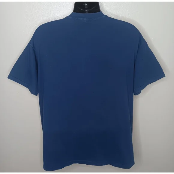 VTG 90s Florida Key West Adult XL T-shirt Single Stitch Navy Tee Hanes Hvwt USA - Picture 6 of 7